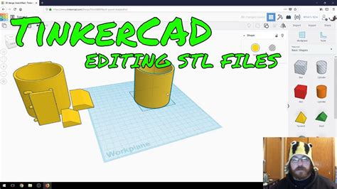 Modify Existing STL files easily using TinkerCAD .